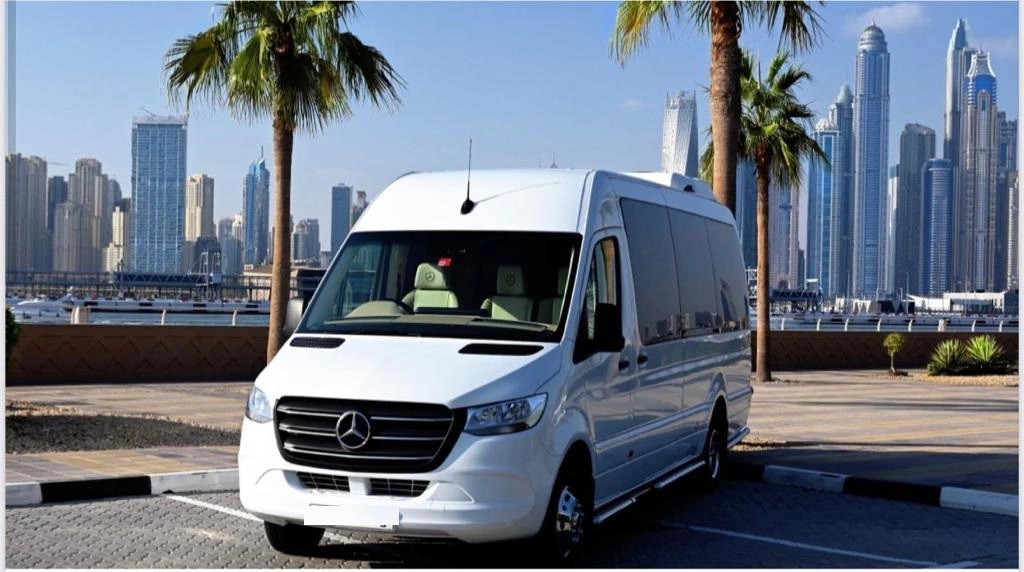 19-seater-Mercedes-Sprinter-luxury-van-rental-Dubai.