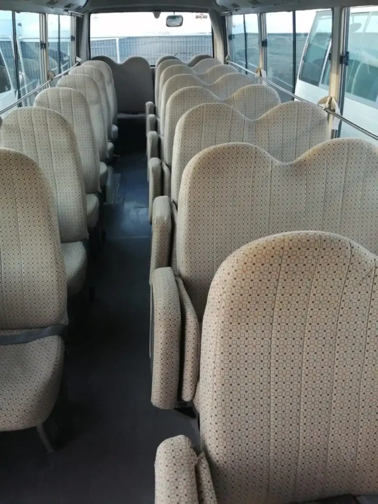 Bus hire UAE 38 34 seater bus of Mitsubishi Rosa