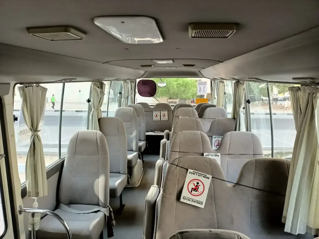24-seater Toyota Coaster