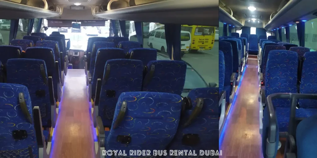 Bus hire UAE 32 33 seater luxury