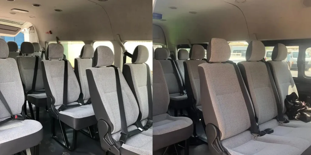 Bus hire UAE 10 13 SEATER MINI VAN RENTAL