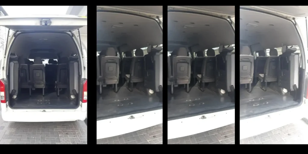 Bus hire UAE 11 13 SEATER MINI VAN RENTAL