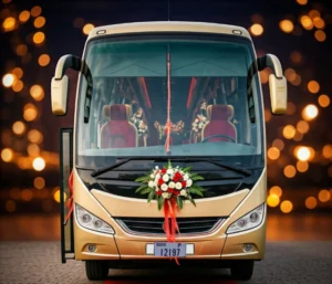 Wedding bus rentals dubai