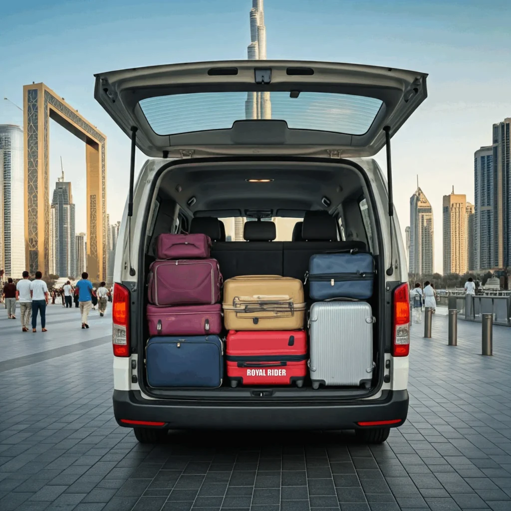 toyota-hiace-van-with-luggages-space