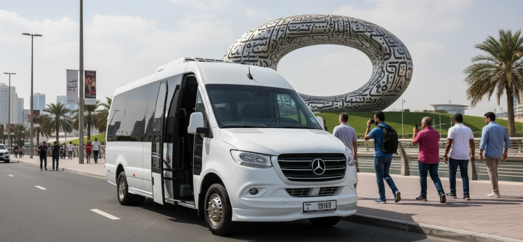 Bus hire UAE 18 18 Seats Mercedes Sprinter