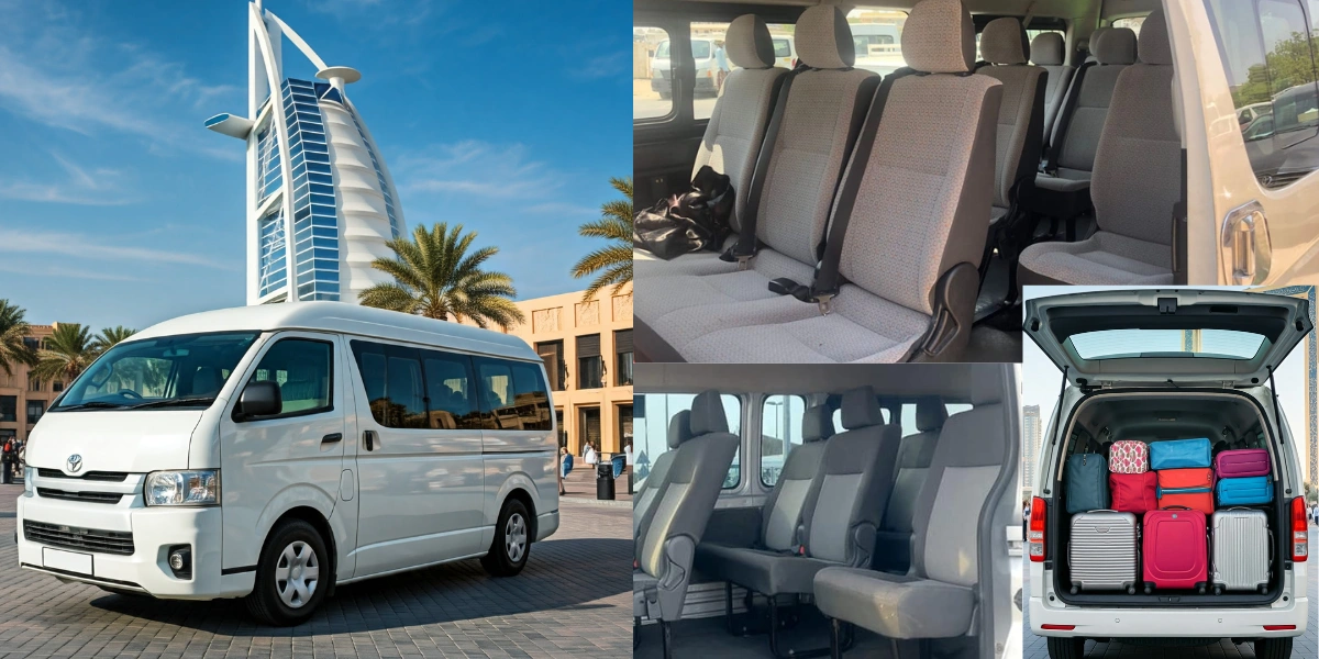 13 Seater Van Rental Dubai