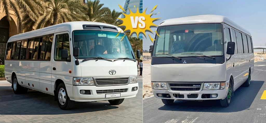 Toyota Coaster Vs. Mitsubishi Rosa: Which Minibus Is Best