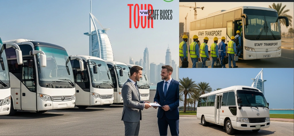 Staff Bus VS Tour Bus