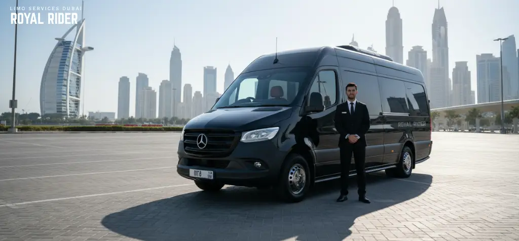 Black Mercedes Sprinter Premium Van