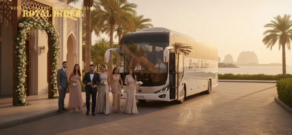 wedding transport palm jumeirah