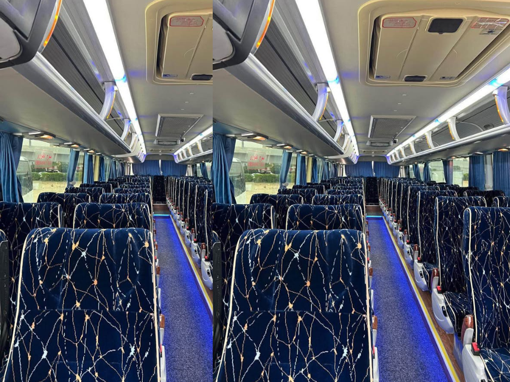 50 Seater Bus Rental Dubai UAE | Luxury Coach with Driver 26 Zhongtong 47 seater luxury bus seats