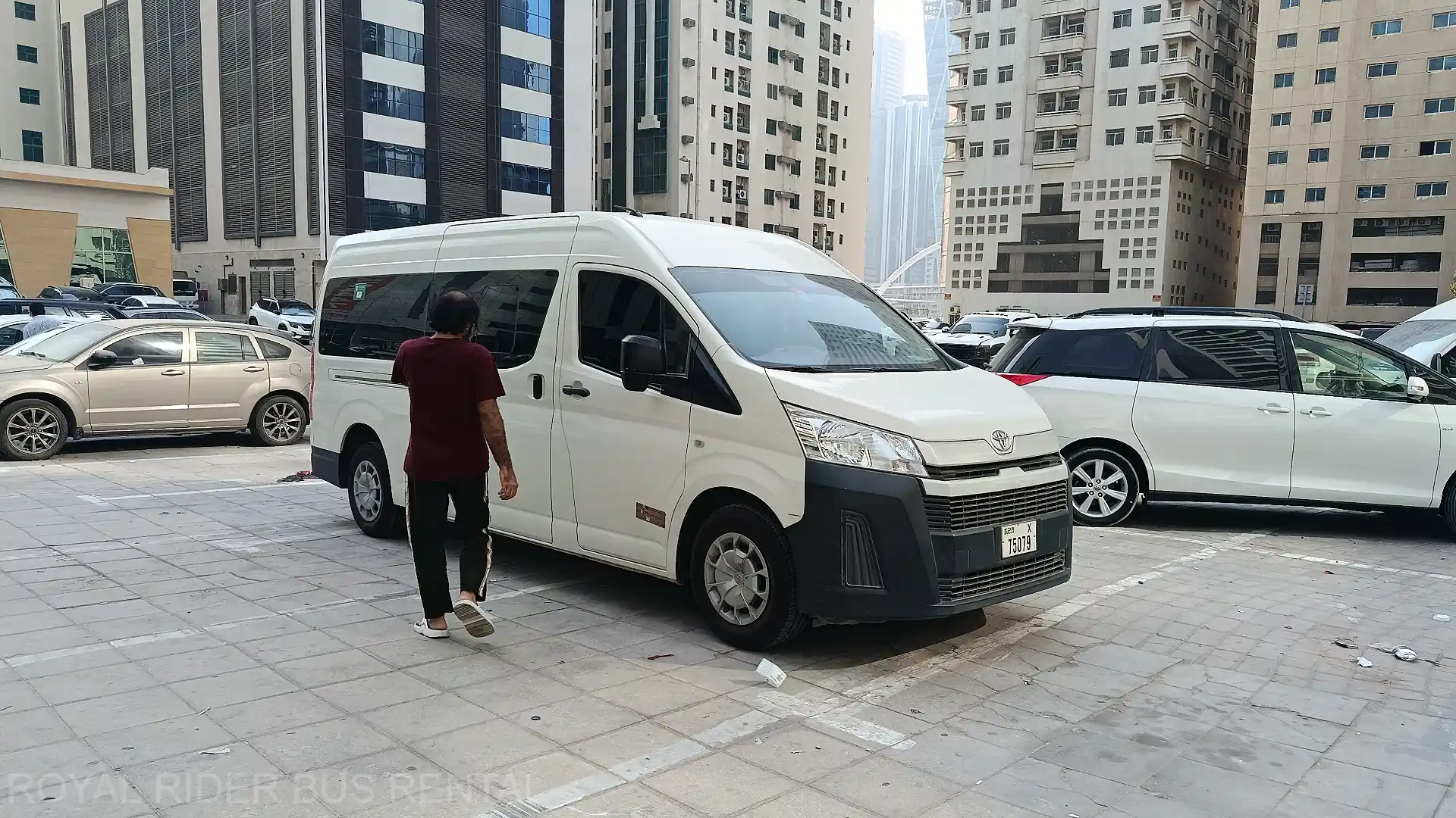 13 seater van hire dubai with driver