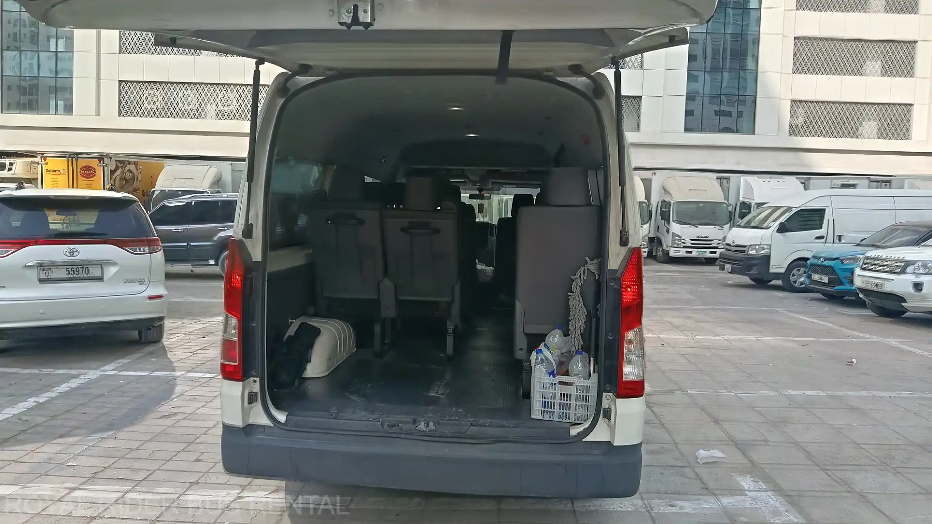 13 seater van luggage capacity