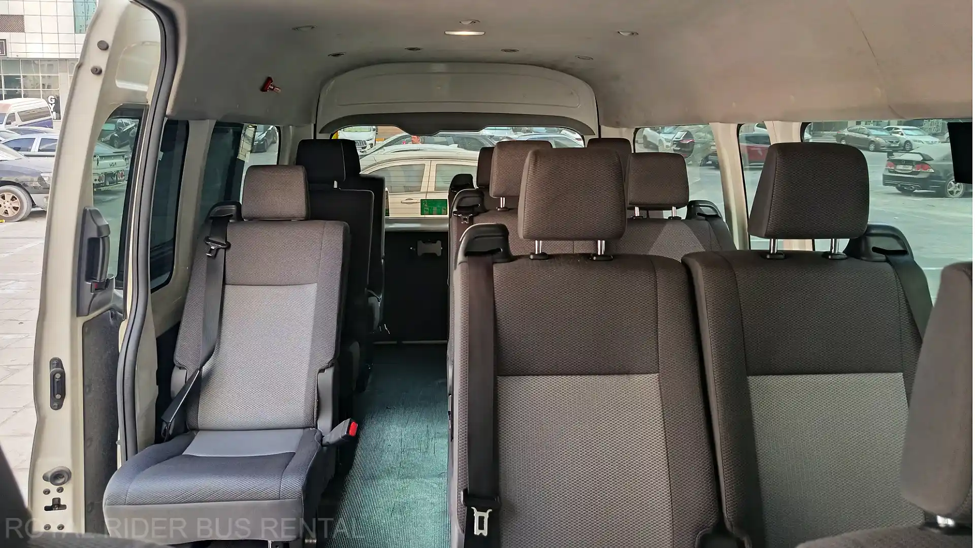 13 seater van seat layout