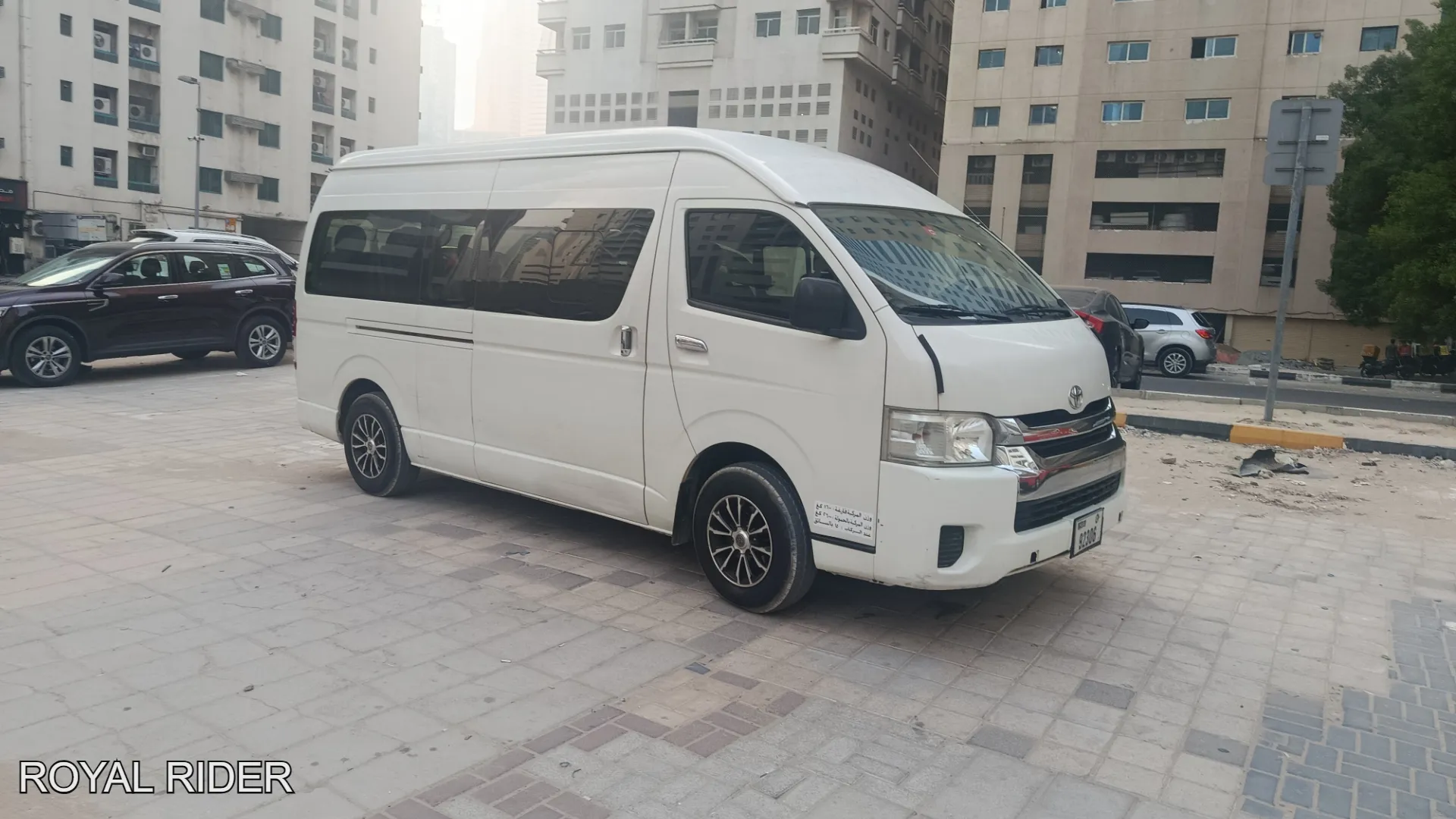 15 seater van rental Abu Dhabi with driver