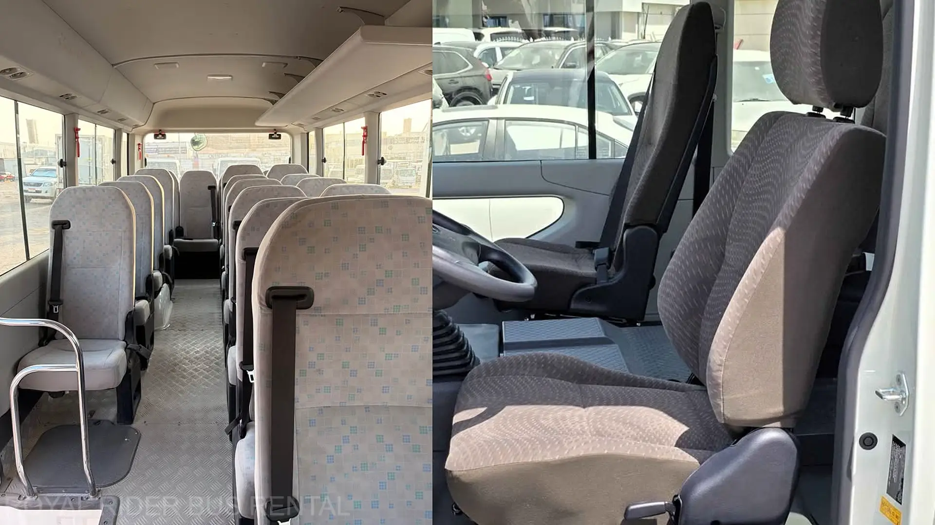 24 seater coaster interior
