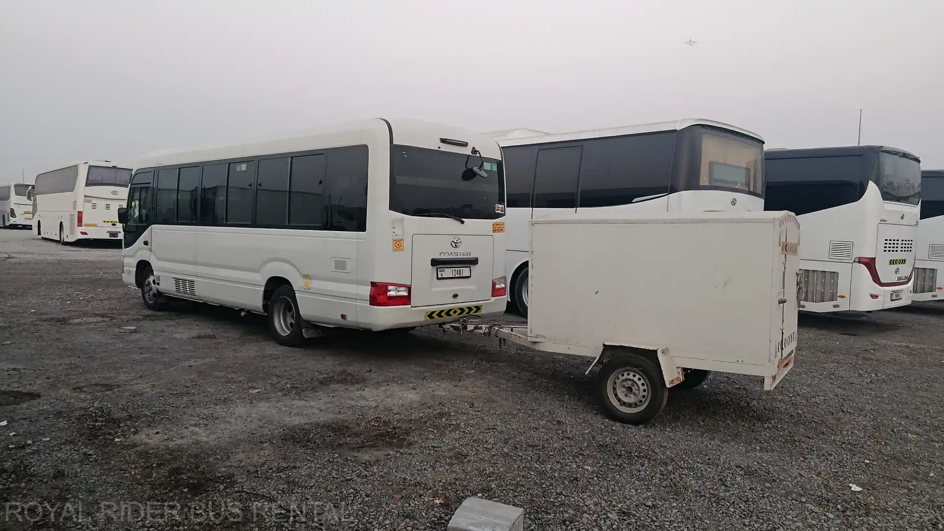 24 seater coaster luggage trolley