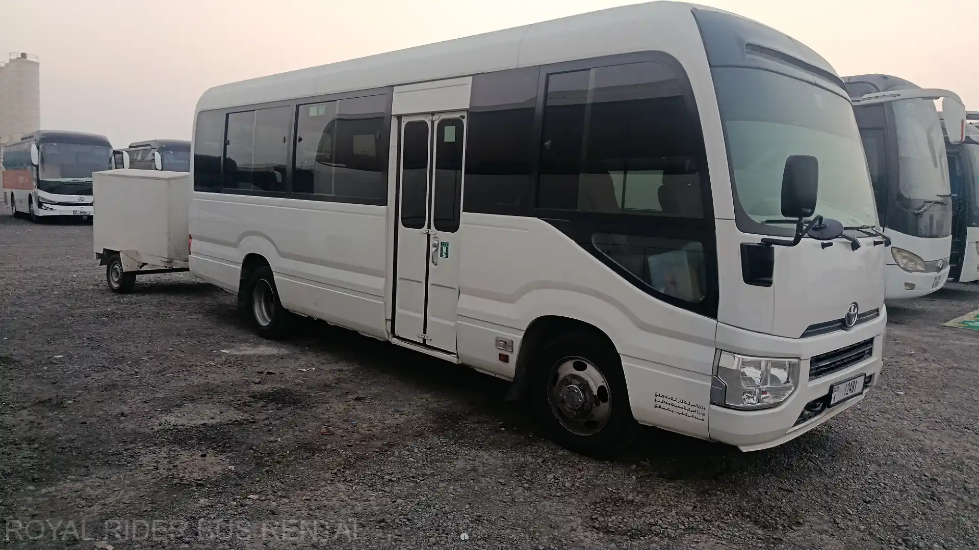 24 seater coaster with driver dubai