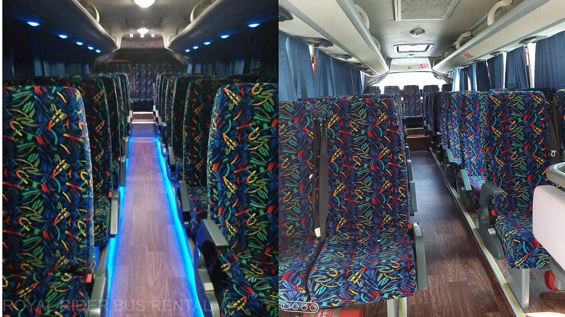 35 seater luxury coach interior Dubai