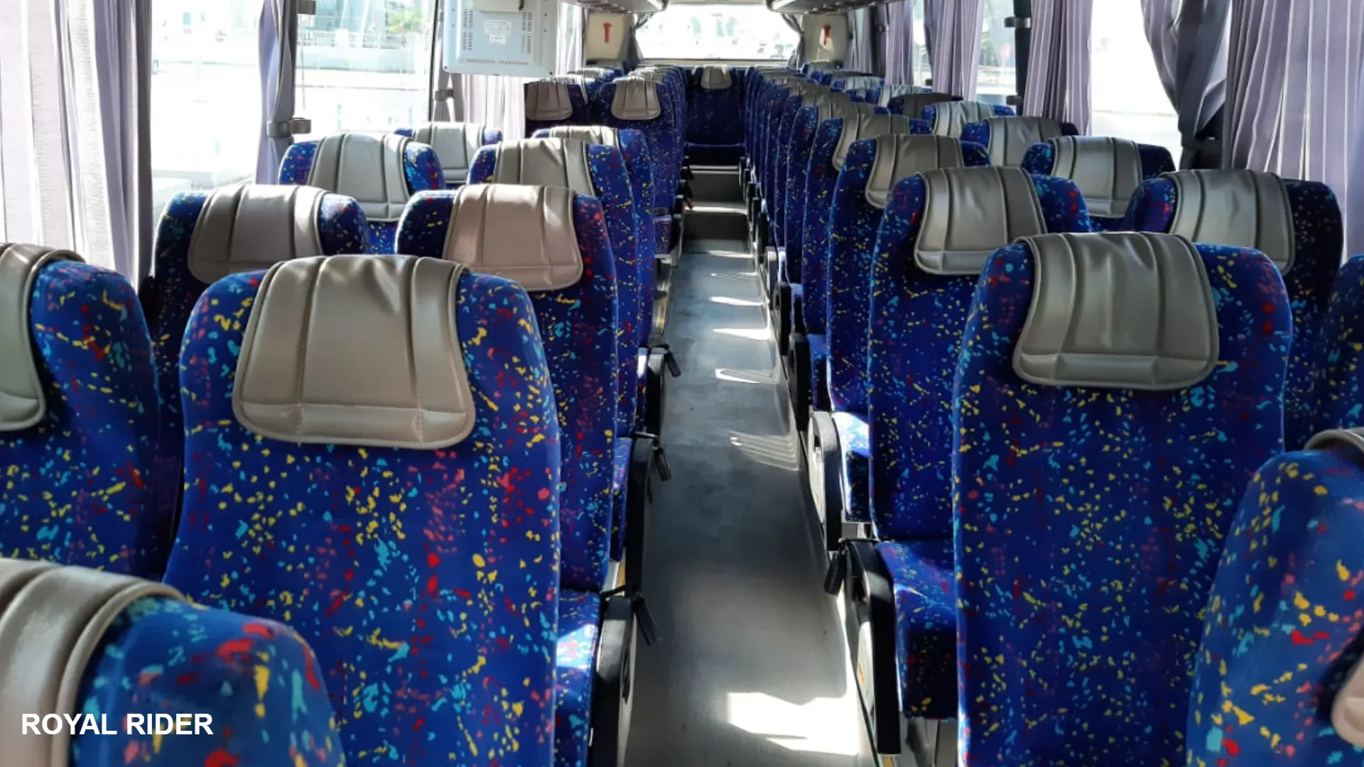 50 passenger coach seating