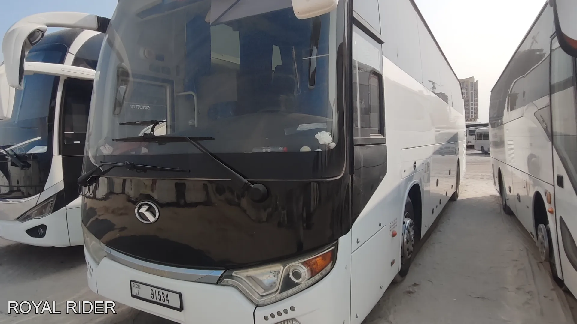 Luxury coach rental Khor Fakkan with driver
