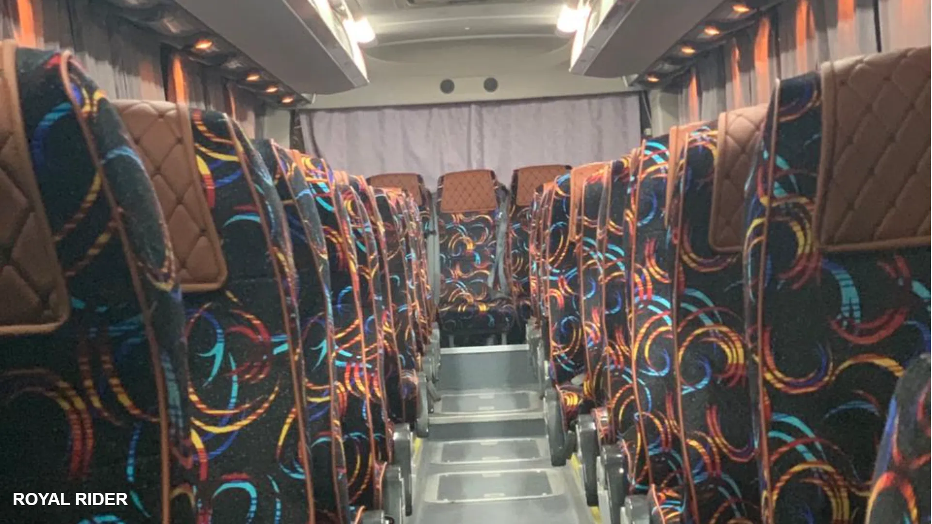 50 seater bus seating capacity for Dubai group transportation