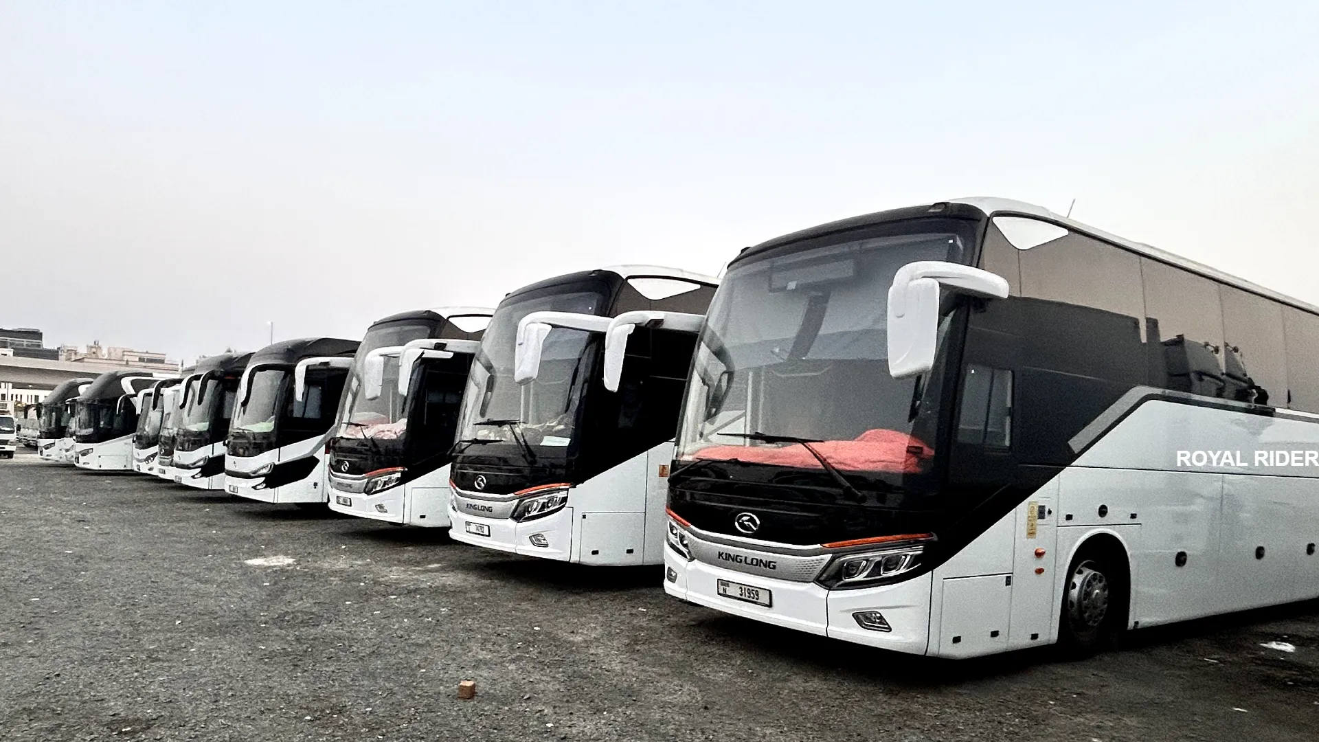 50 seater luxury coach hire in Dubai with driver