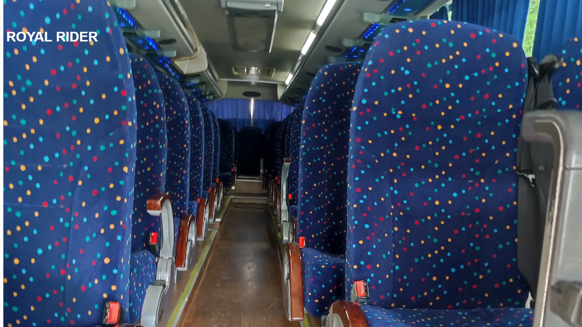 50 seater coach interior