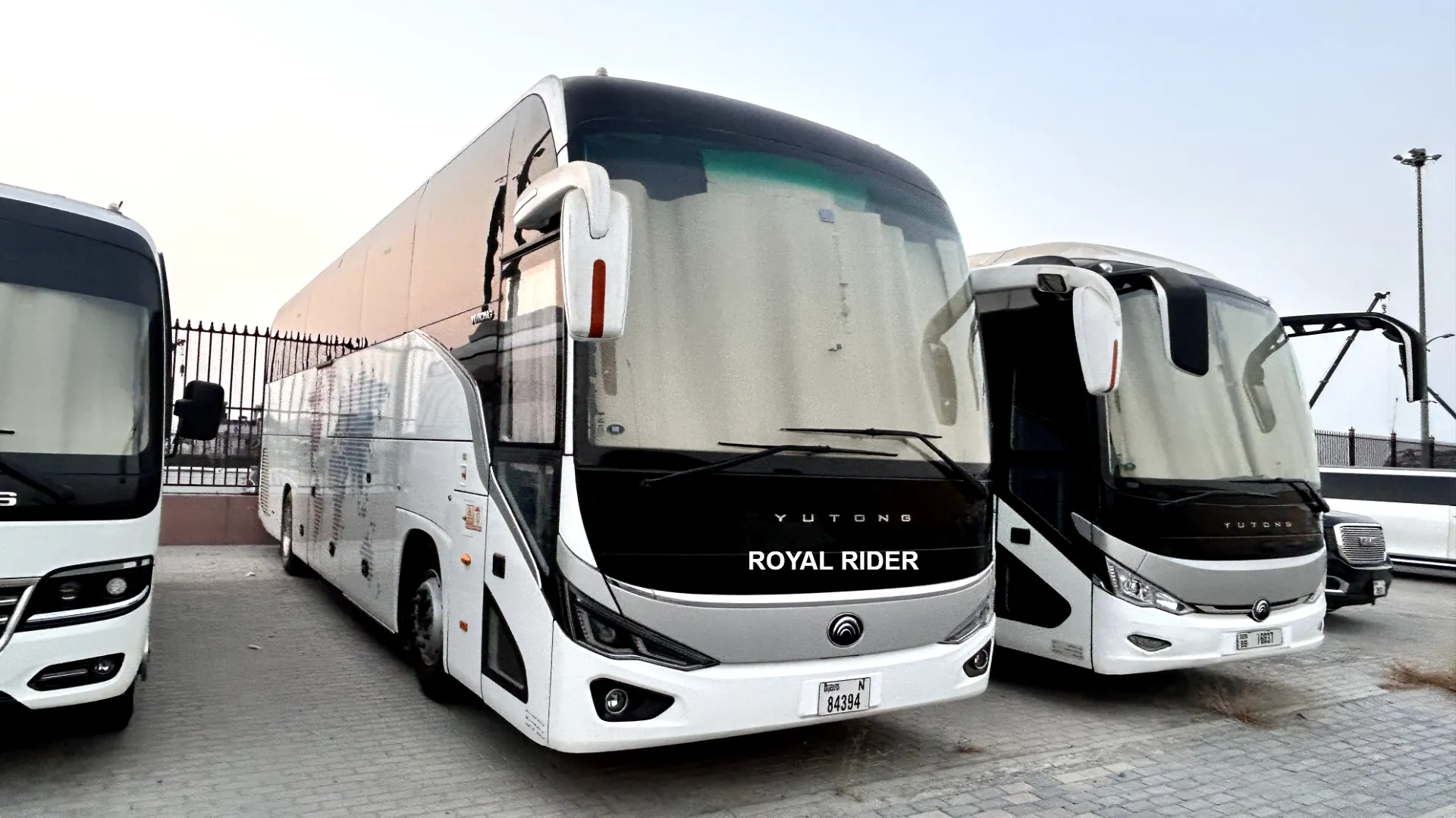 50 seater coach rental Dubai exterior