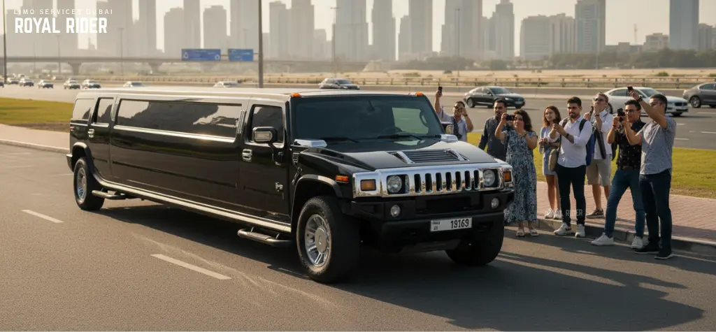 Hummer limousine rental Dubai for parties and events