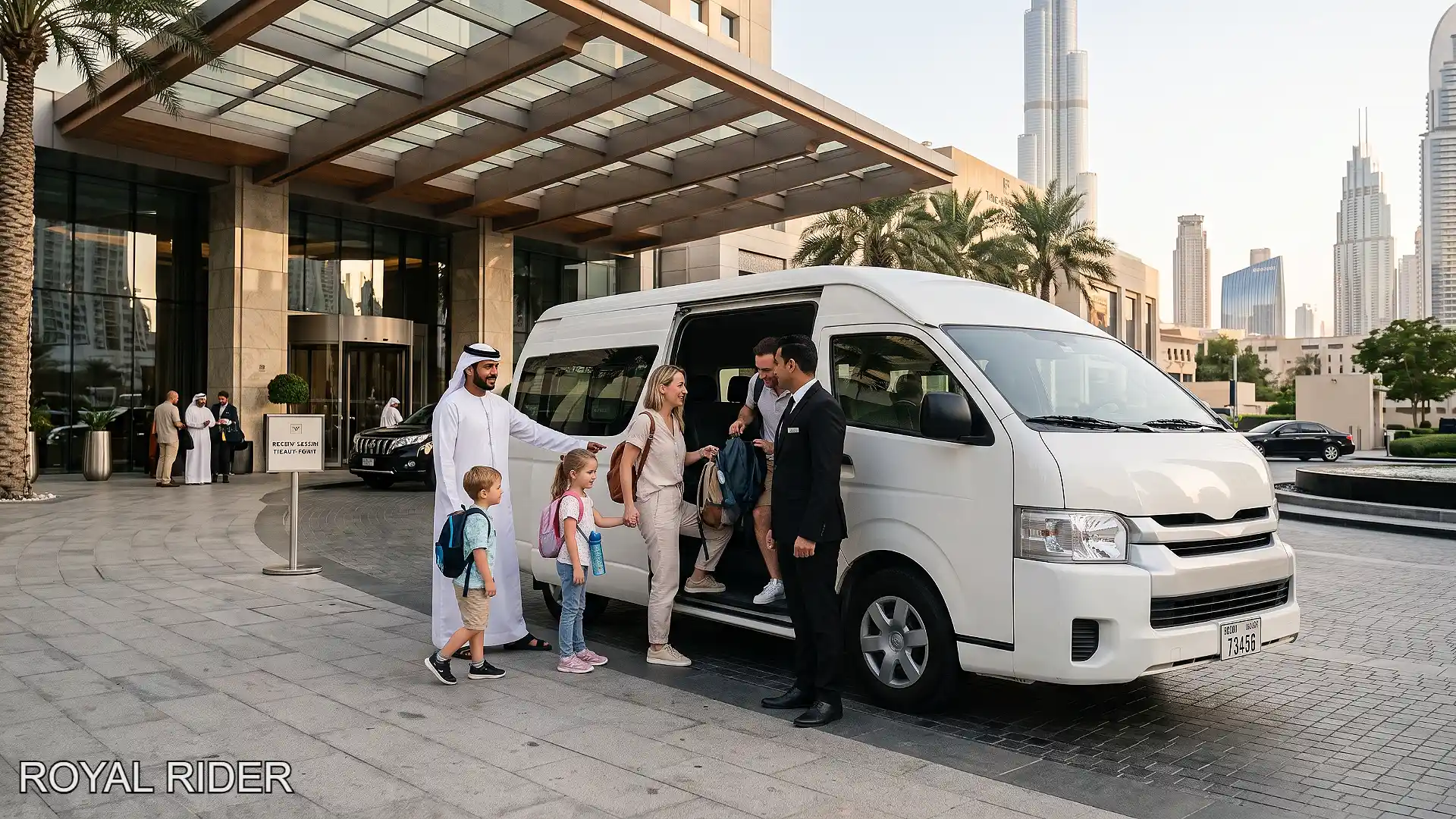 Dubai desert safari hotel pickup transportation