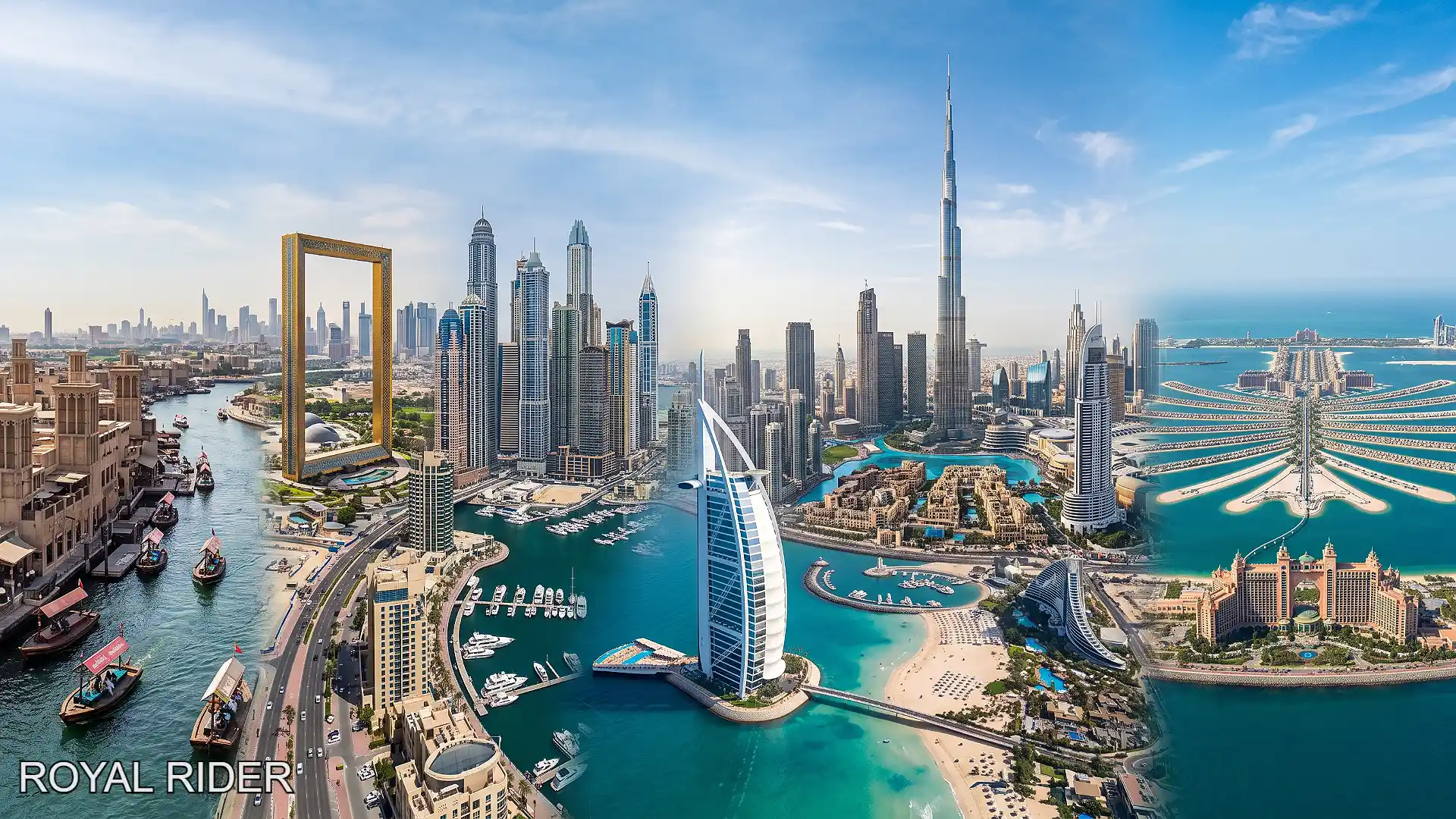 Dubai sightseeing tour by private vehicle