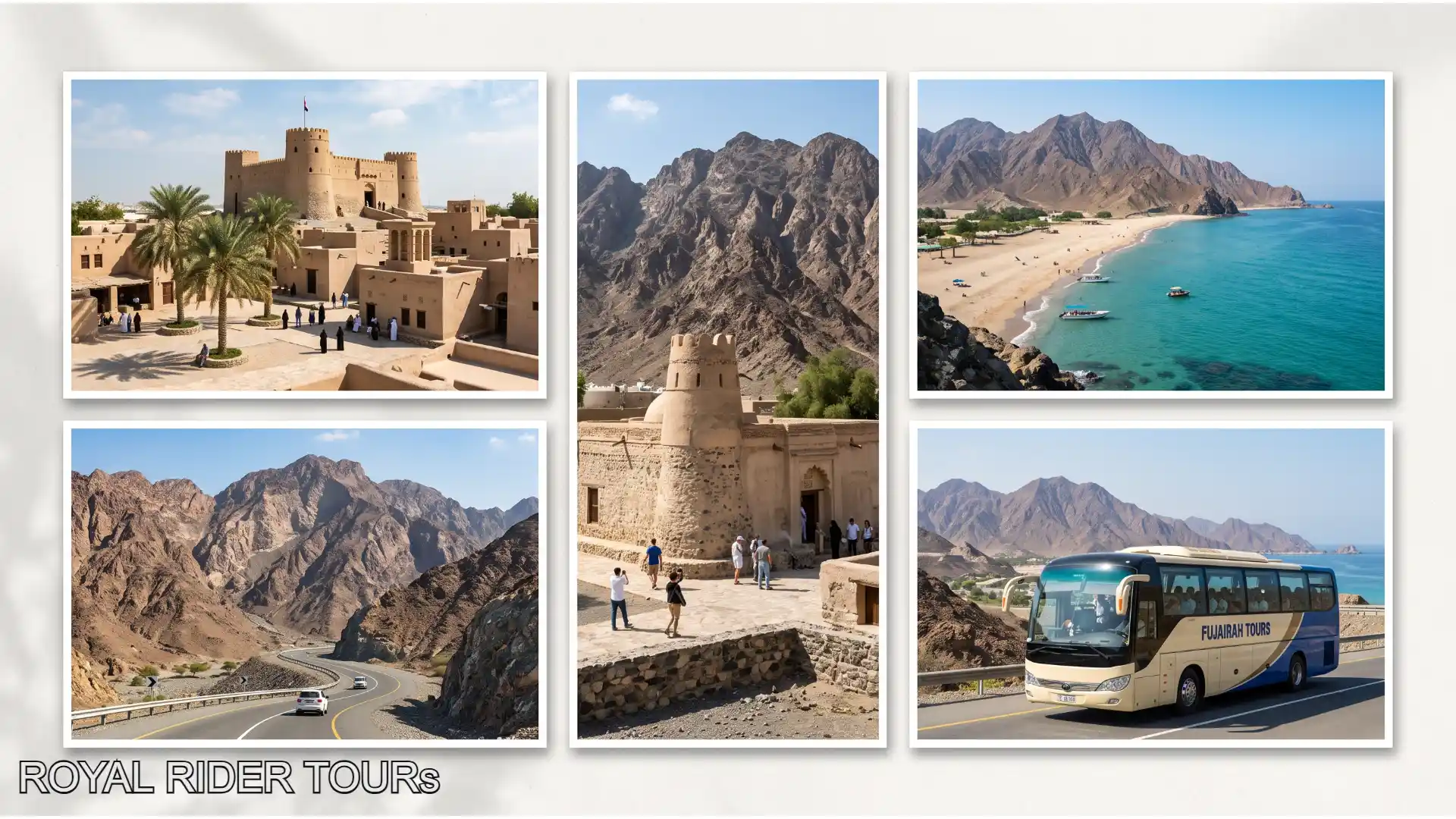 Fujairah city tour with private group transportation and east coast sightseeing