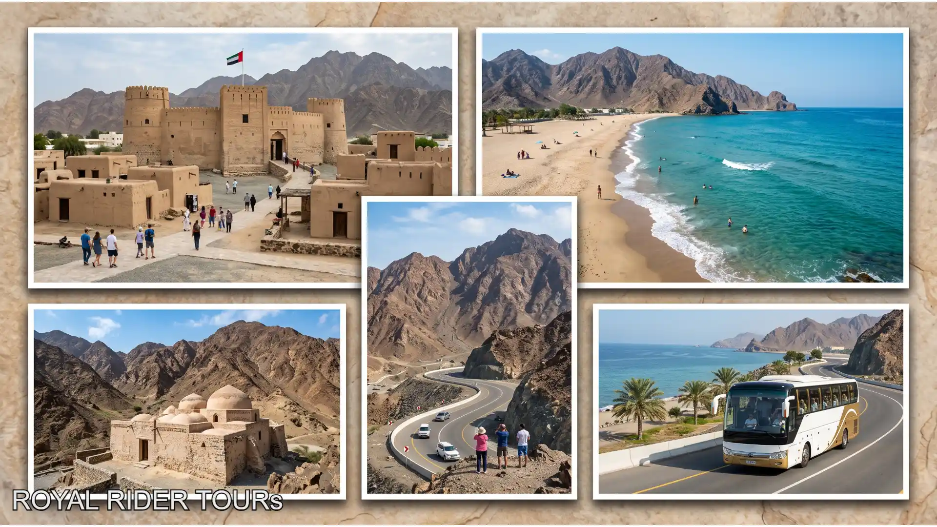 Fujairah sightseeing on the UAE east coast with private group transport