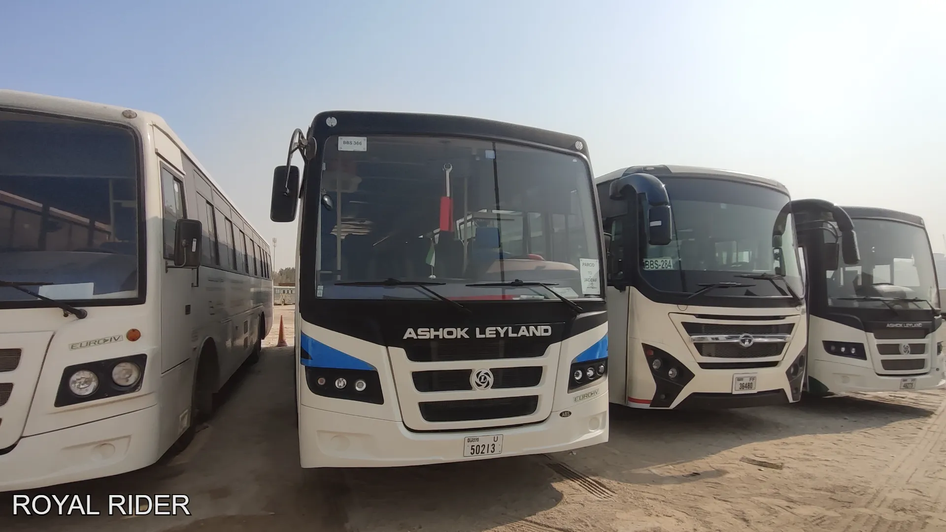 60 to 65 seater heavy bus rental Fujairah with driver