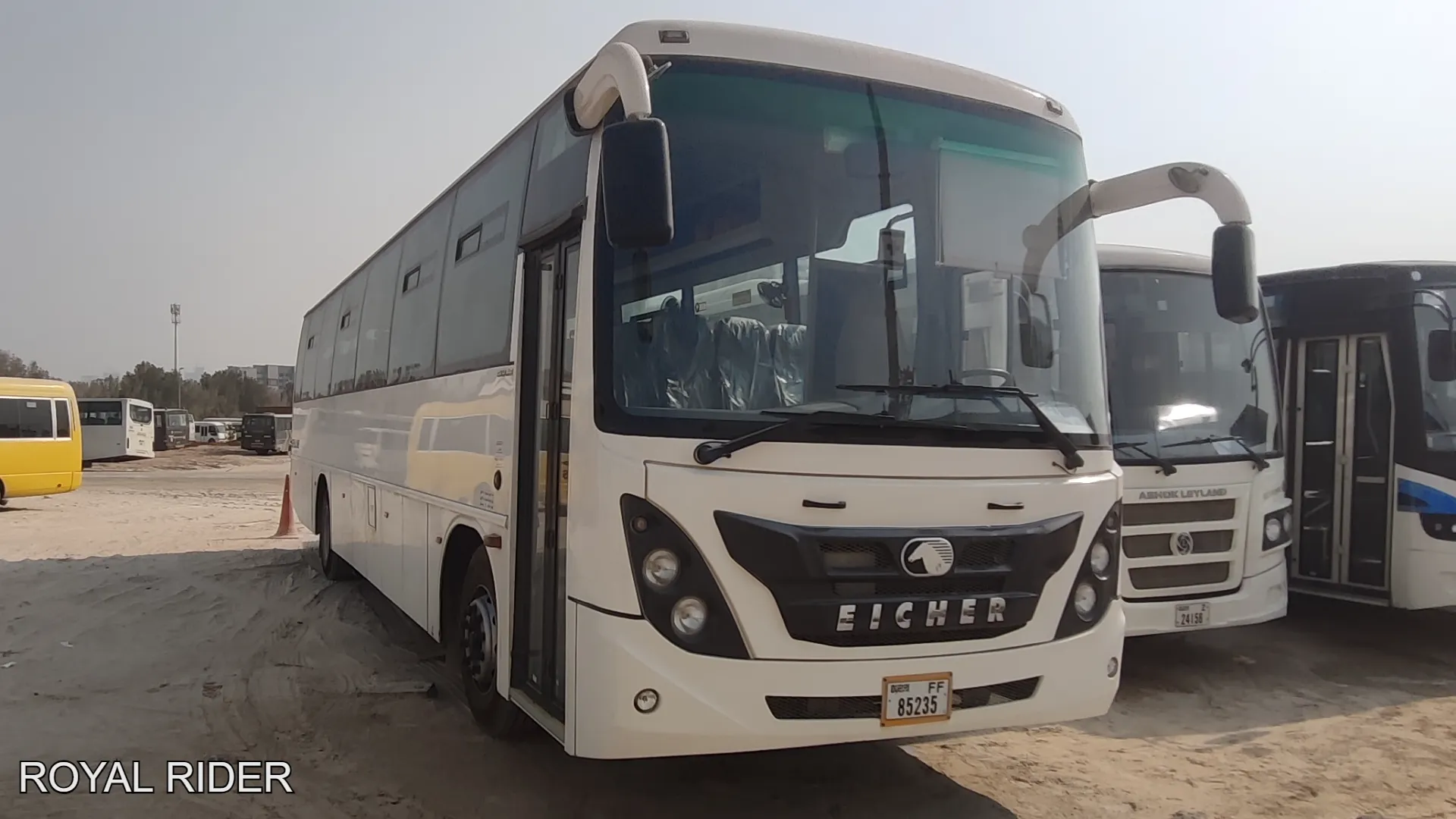 60 to 65 seater heavy bus rental Fujairah