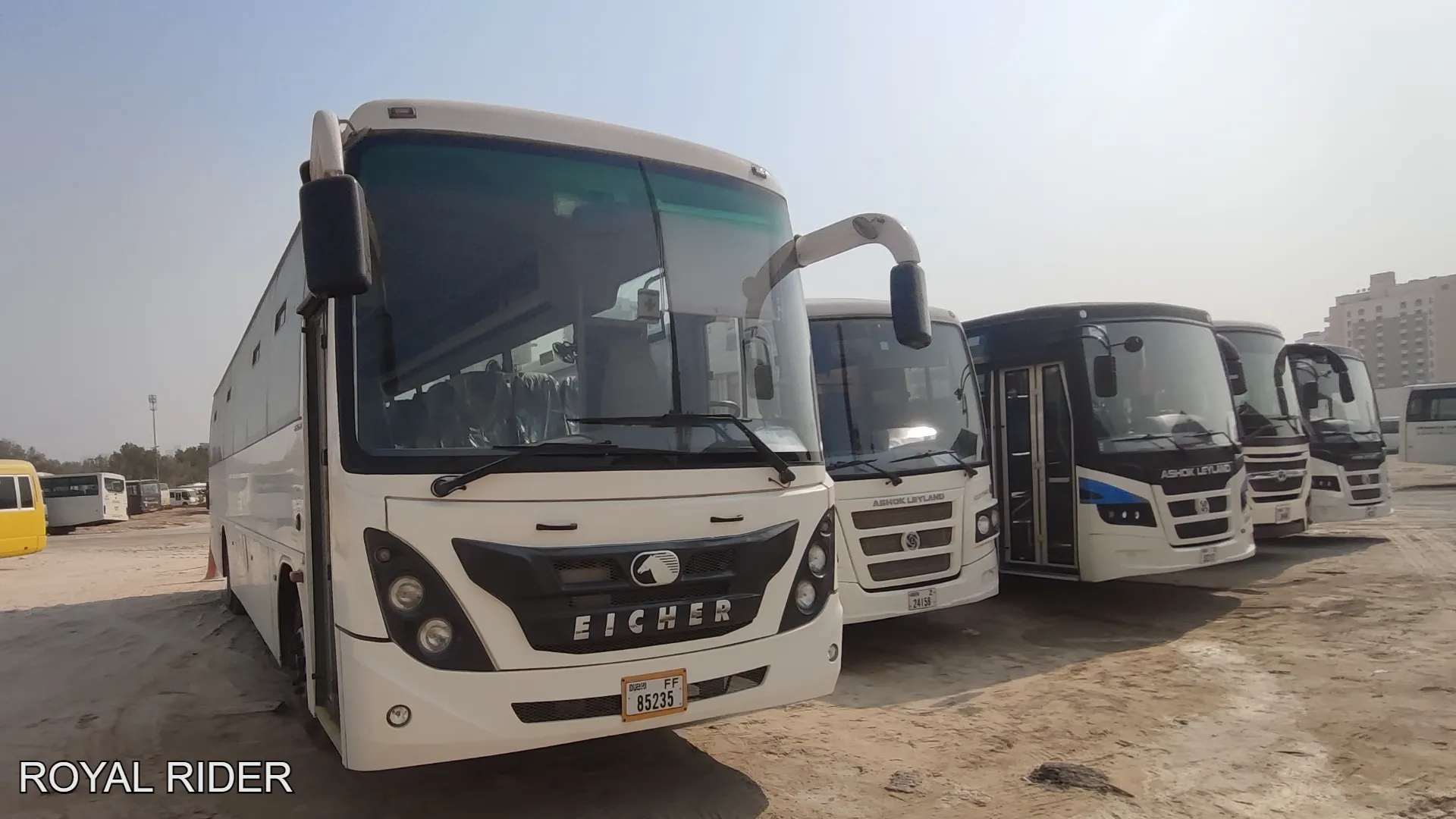 Heavy bus rental Hatta for staff and workforce transport