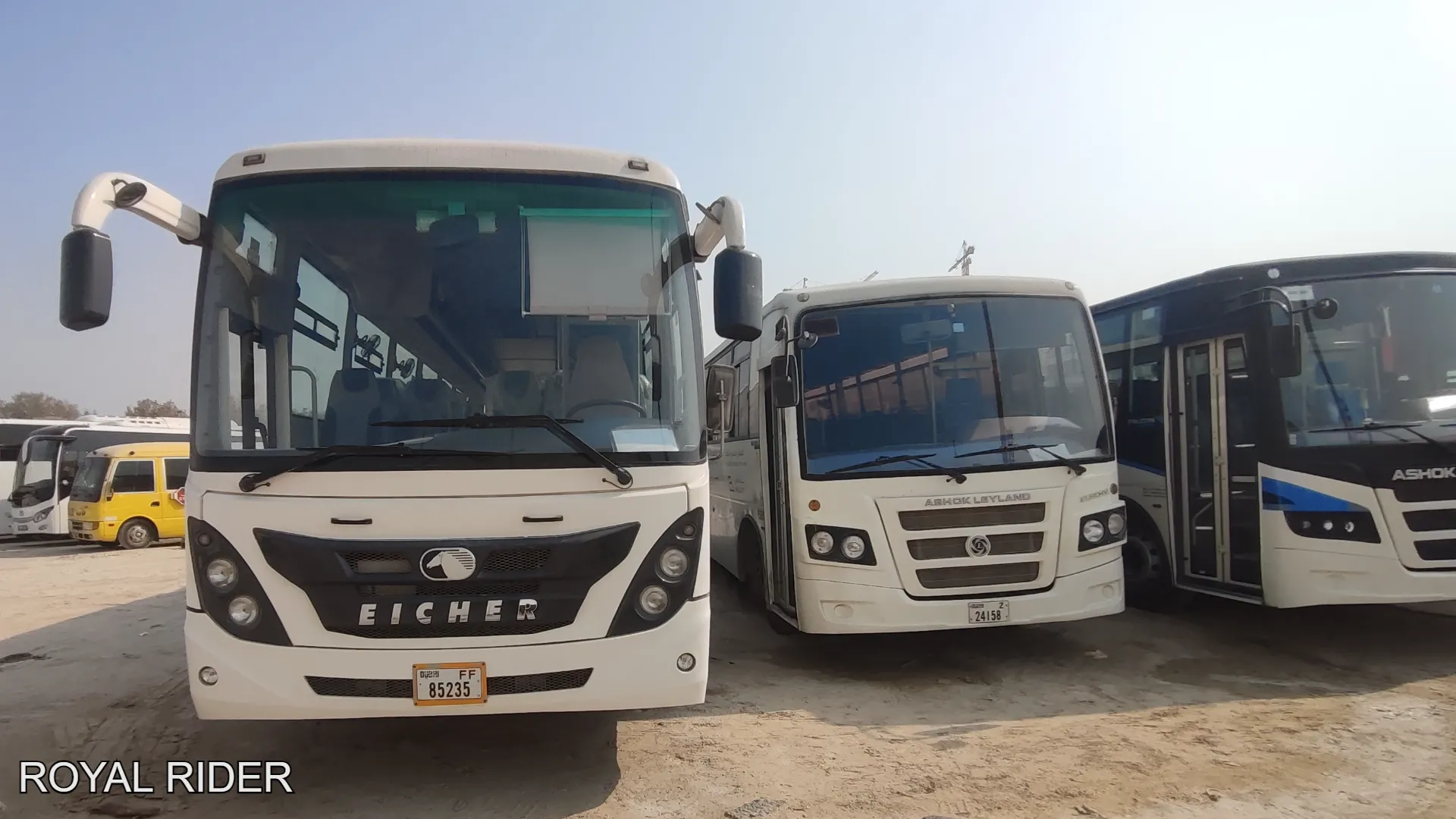 60–65 seater heavy bus rental Khor Fakkan with driver