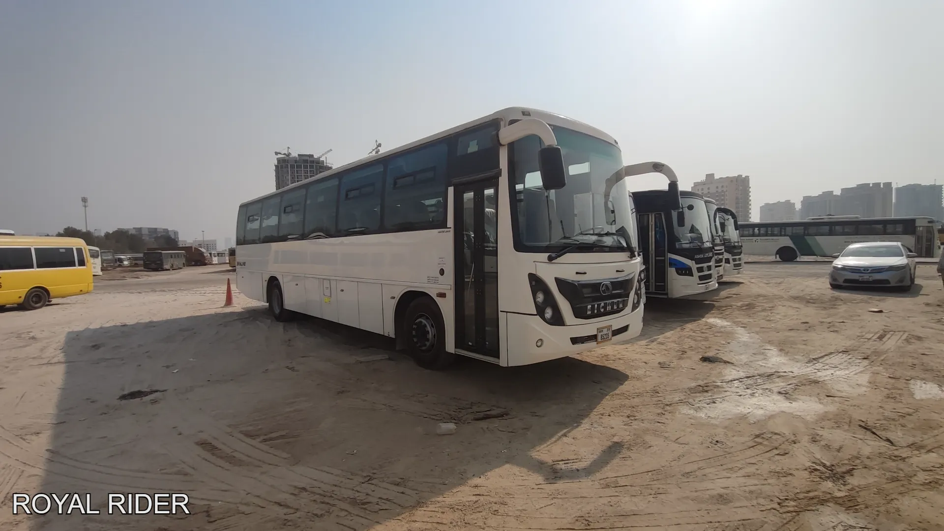 Heavy bus rental Al Ain with driver