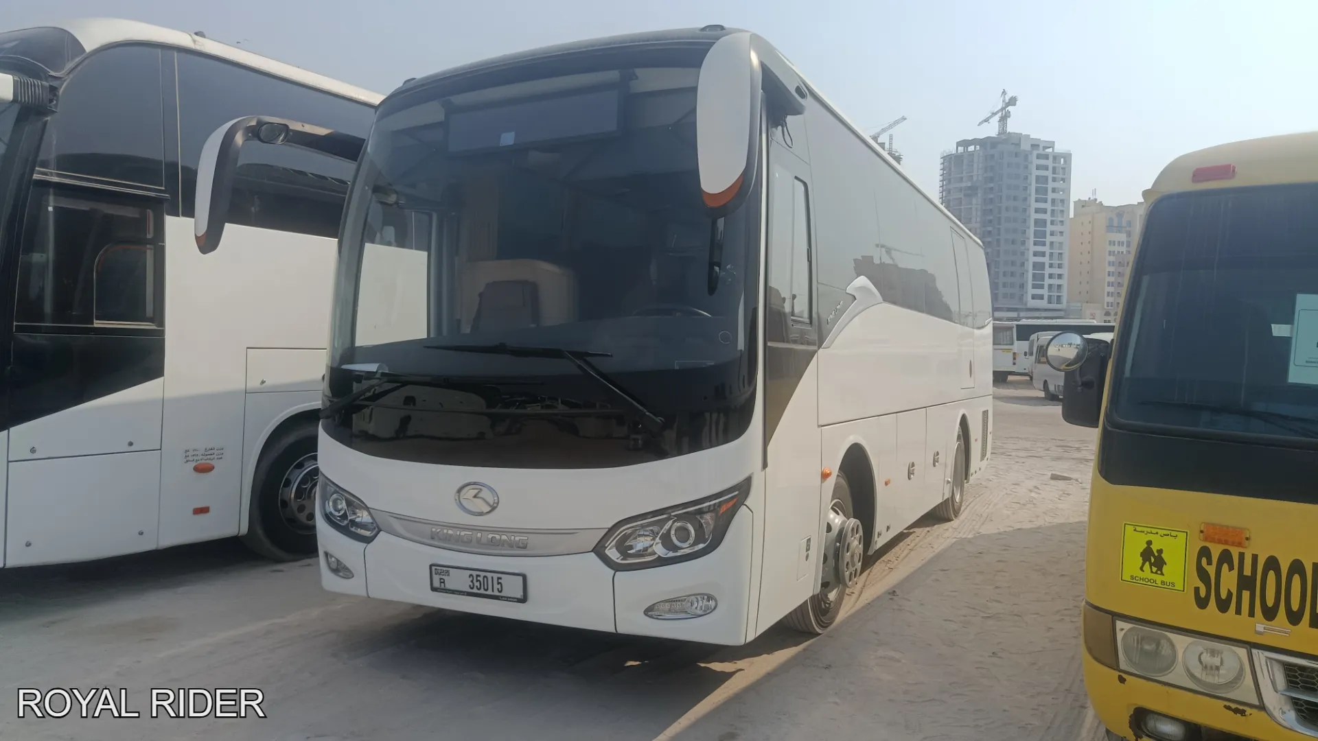 33 to 35 seater luxury mini coach with driver in Hatta