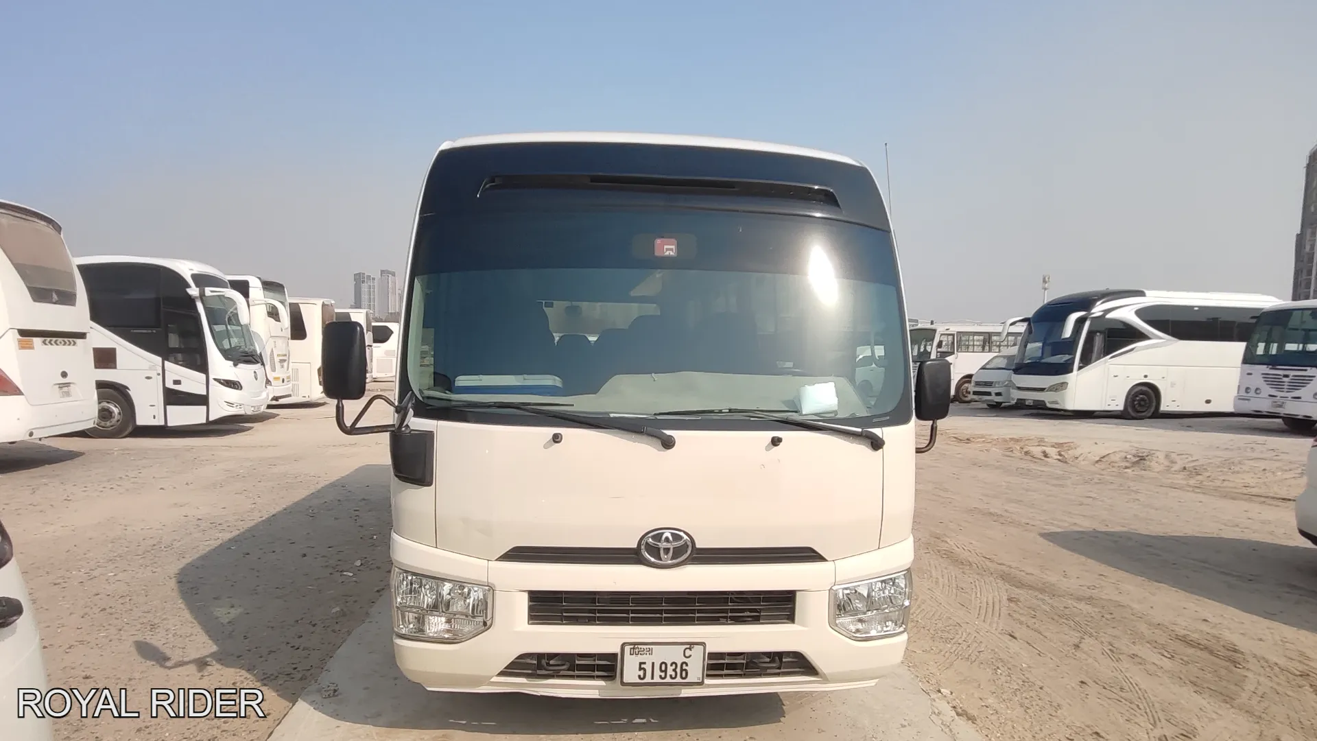 26 to 30 seater minibus rental Fujairah with driver