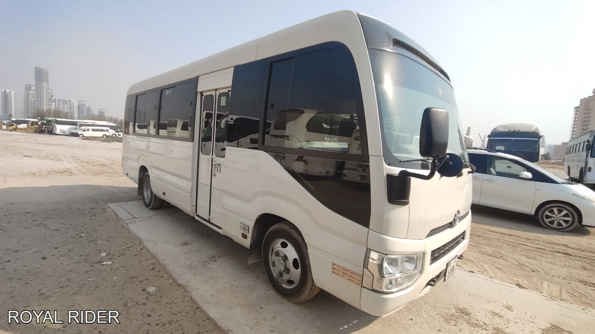 20 to 24 seater Toyota Coaster rental Ras Al Khaimah