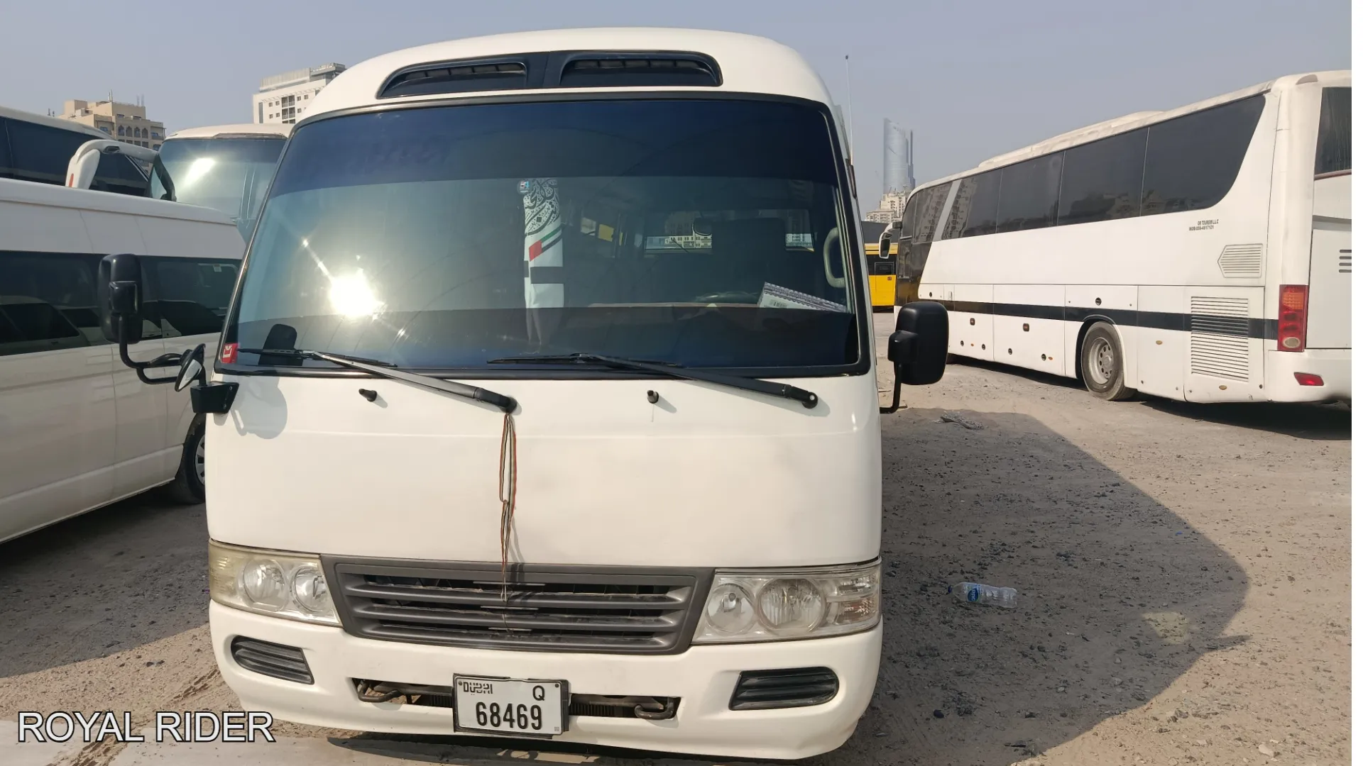 Mini coach for corporate hotel and event transportation in Sharjah