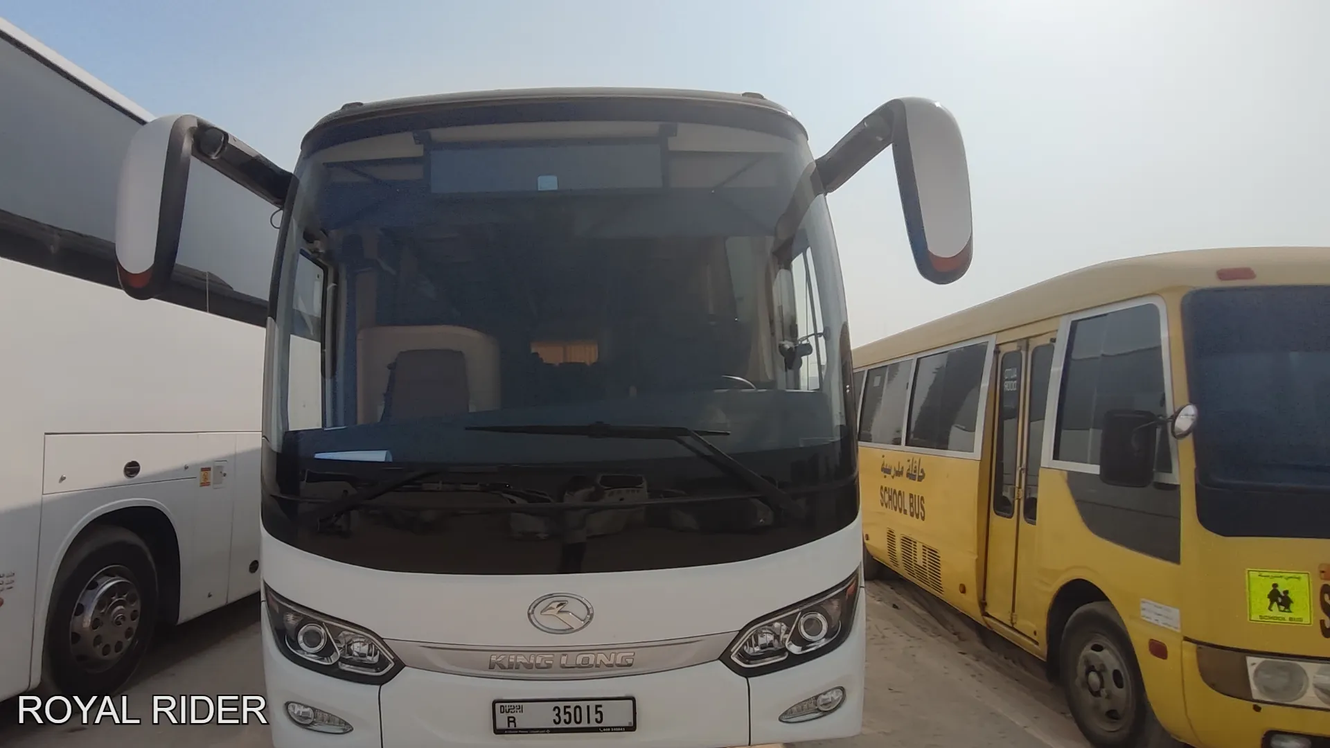 33 to 35 seater luxury mini coach rental Fujairah with driver