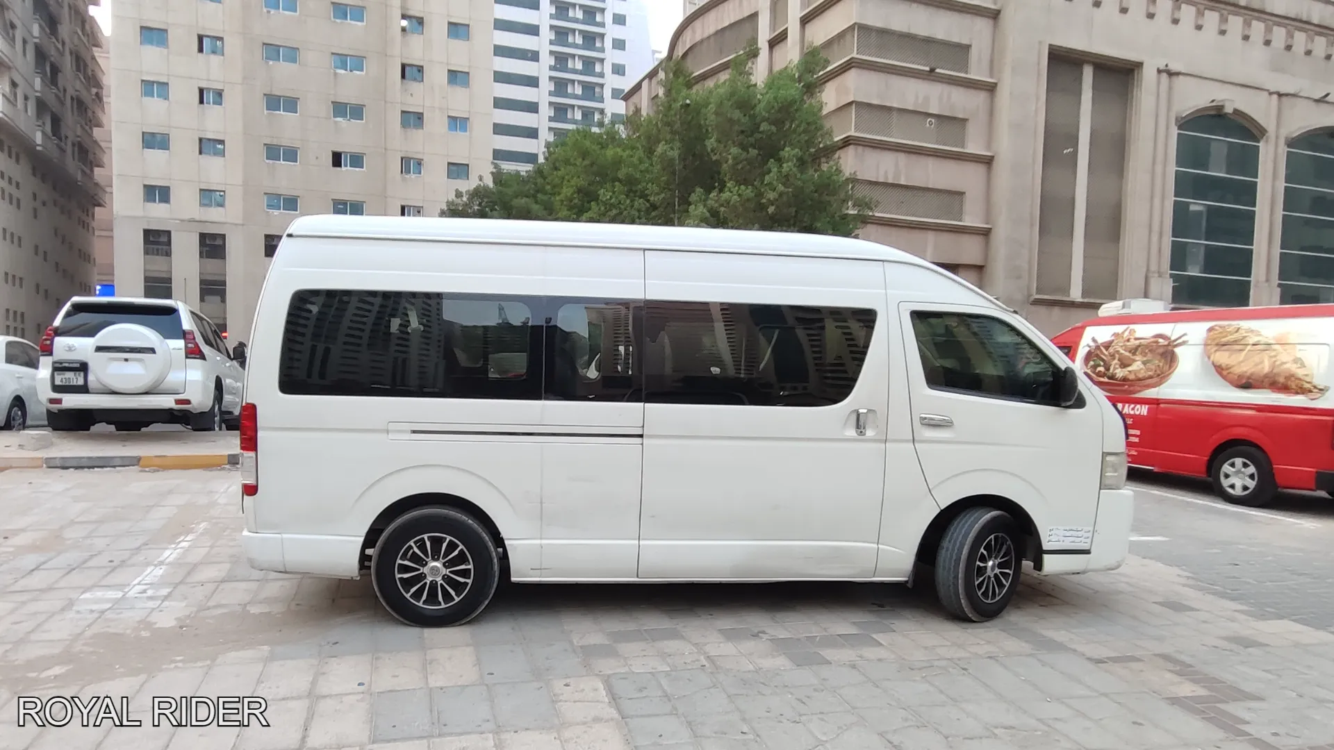 Passenger van rental Al Ain with driver