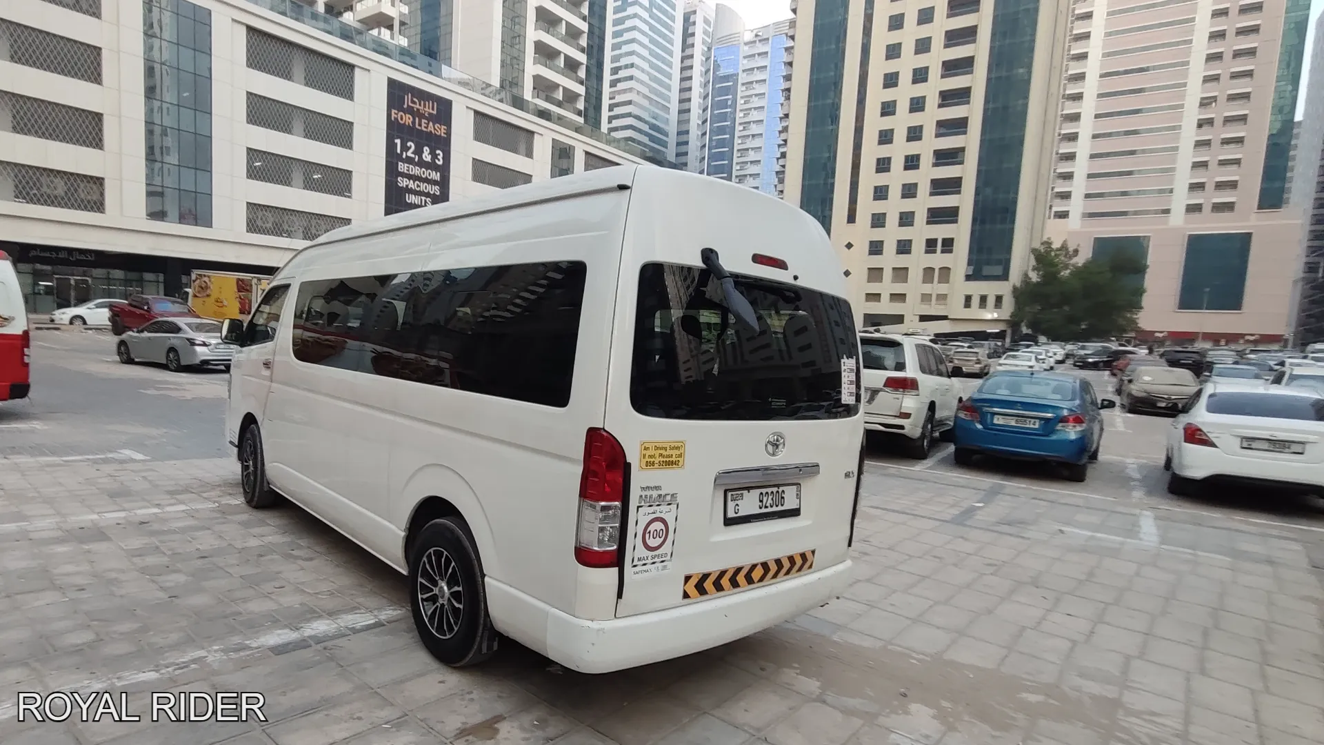 13 to 15 seater Toyota Hiace rental Ras Al Khaimah