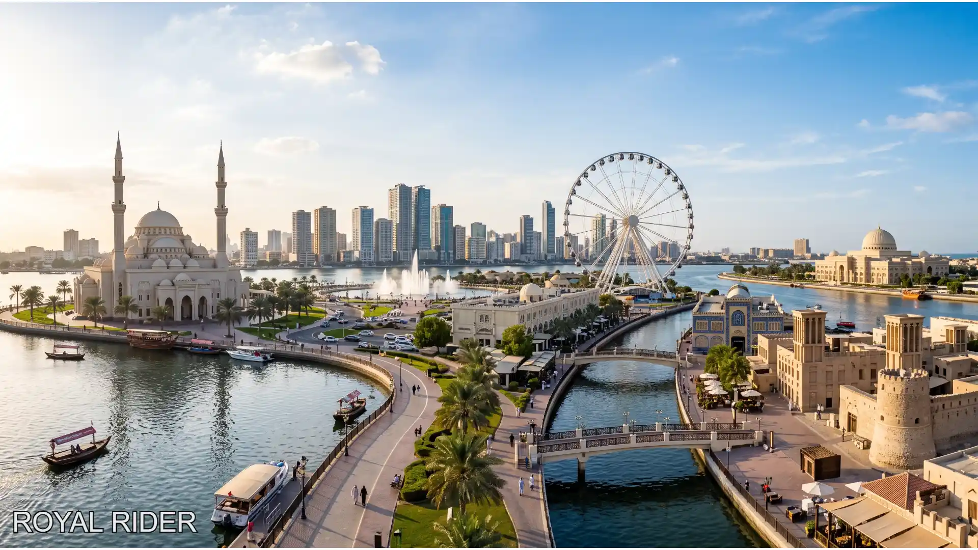 Sharjah city tour bus transportation