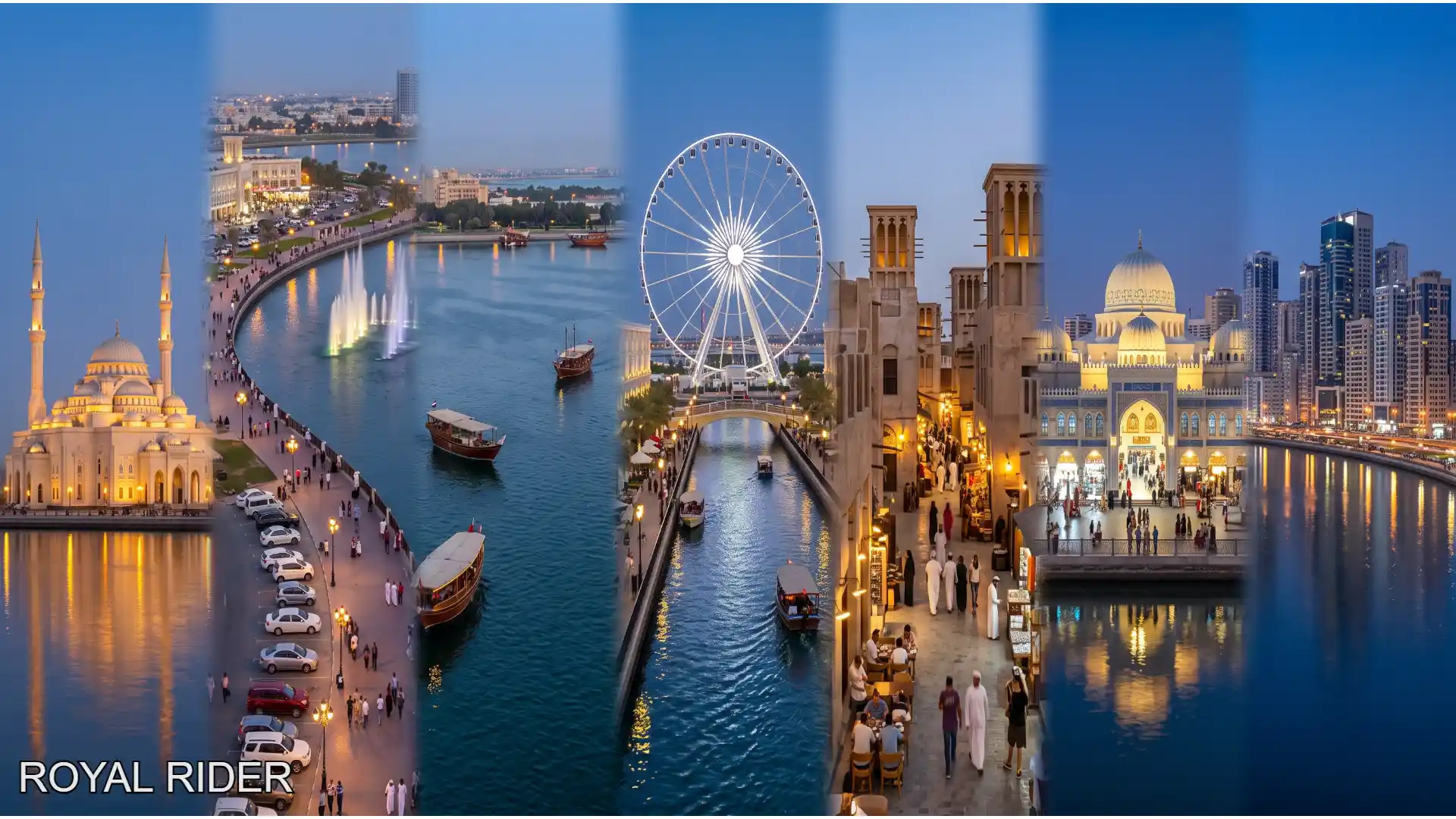Private Sharjah city tour transportation with driver