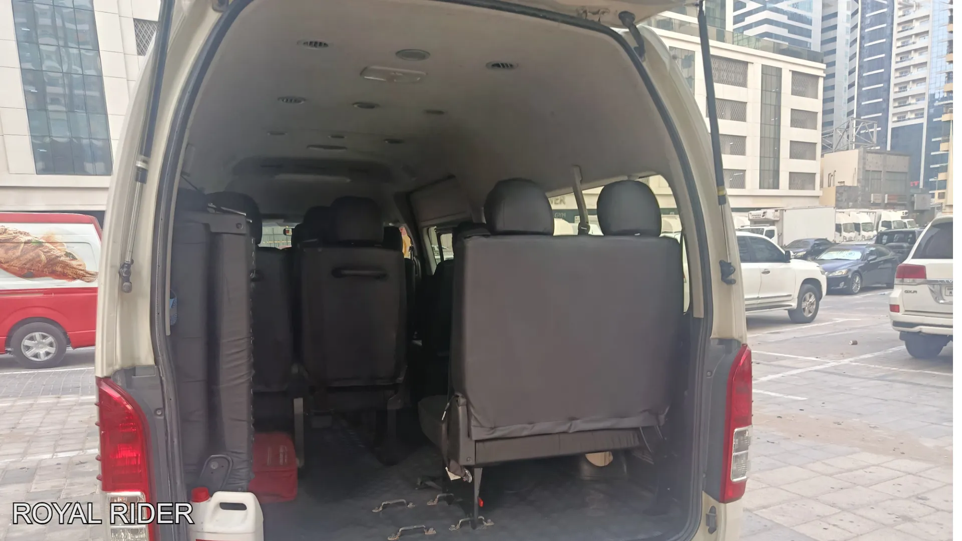 10 to 12 seater van hire Fujairah