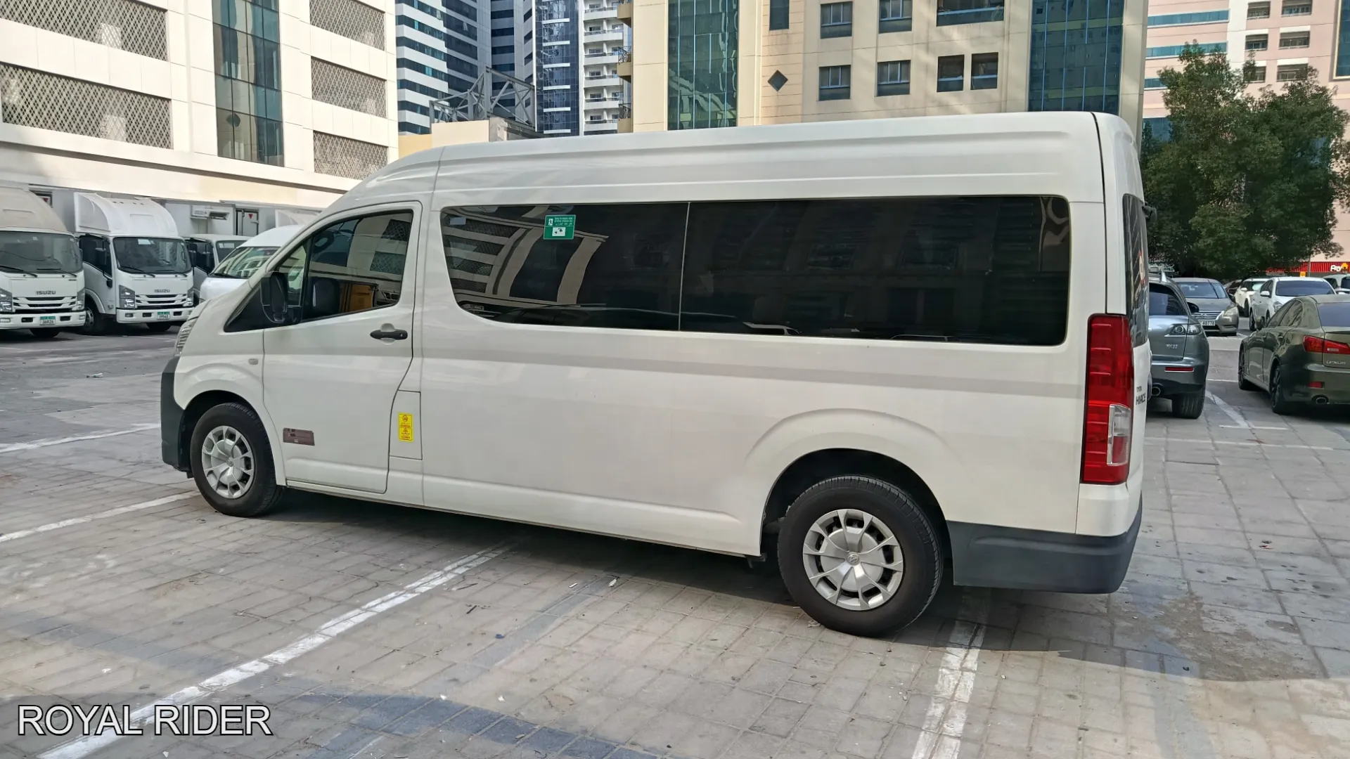 13 to 15 seater Hiace van rental Umm Al Quwain